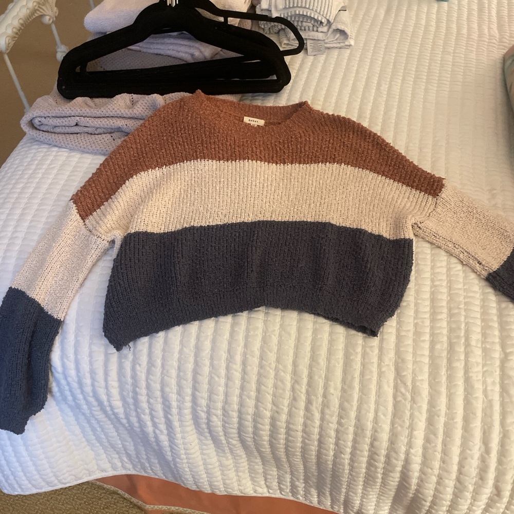 color block sweater